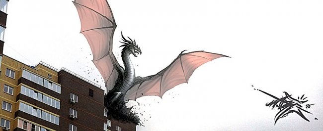 На крышах домов сидят драконы, а в канализации обитают чудовища