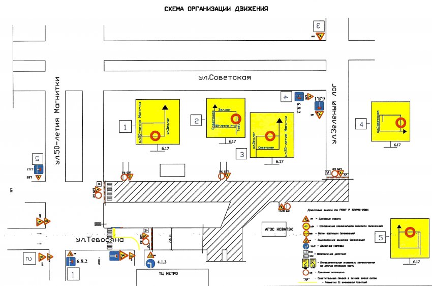 Следуйте выставленным знакам Следуйте выставленным знакам
