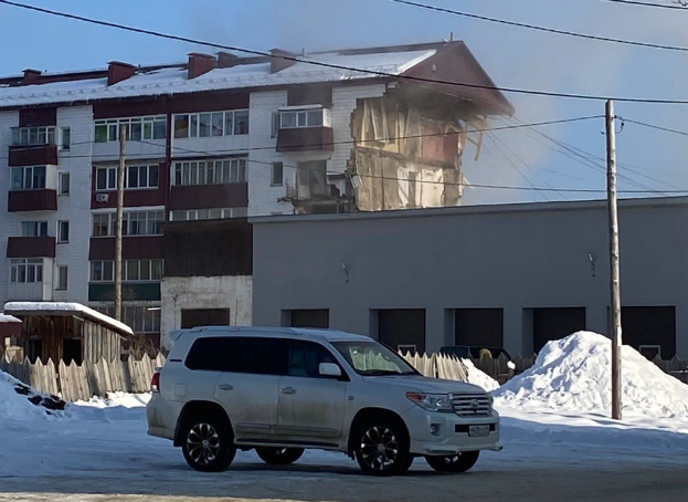В России обрушился подъезд пятиэтажного дома